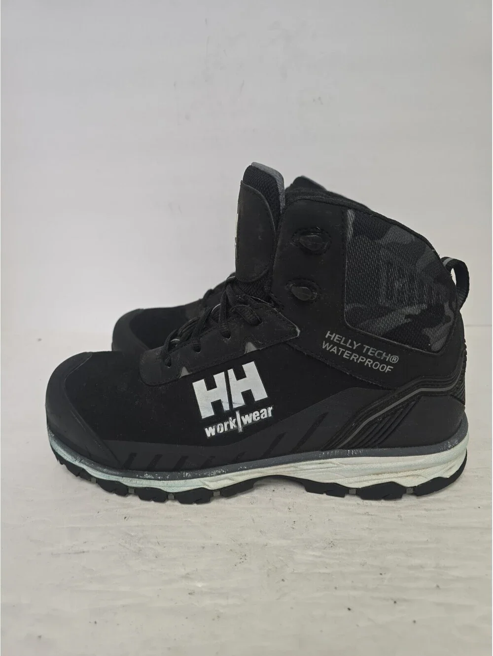 Helly Hansen Men's Mid Alum Toe Comp Plate Hiker Boots HHS241010 Black Size 7.5M
